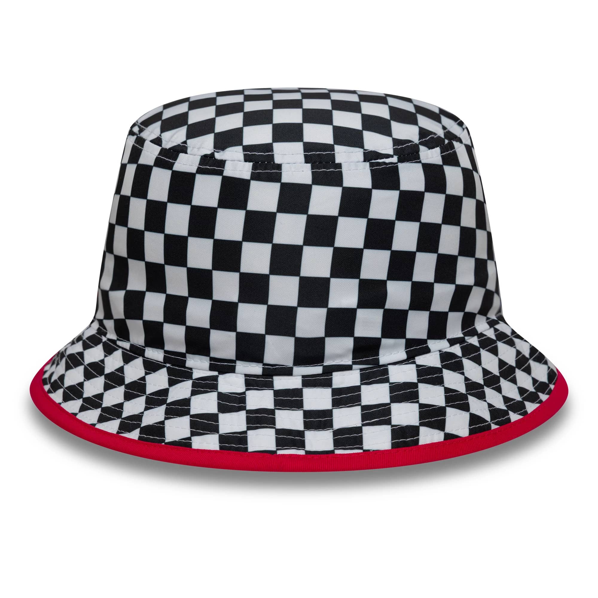 Pictured is this Checkerboard Visa Cash App Racing Bulls Bucket in white. 4