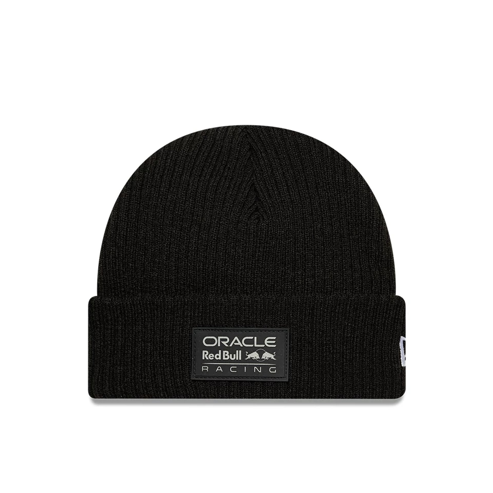 Pictured is this Red Bull Racing Short Skull Knit Beanie in black. 1