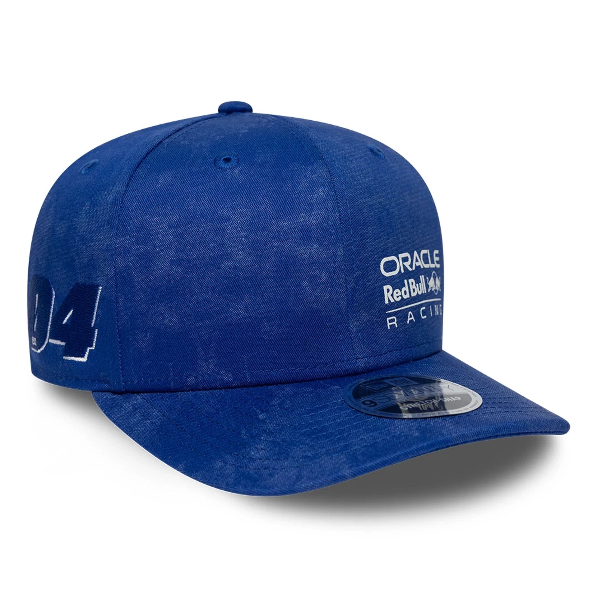 Pictured is this Washed Denim Red Bull Racing 9SEVENTY Stretch Snap in blue. 1