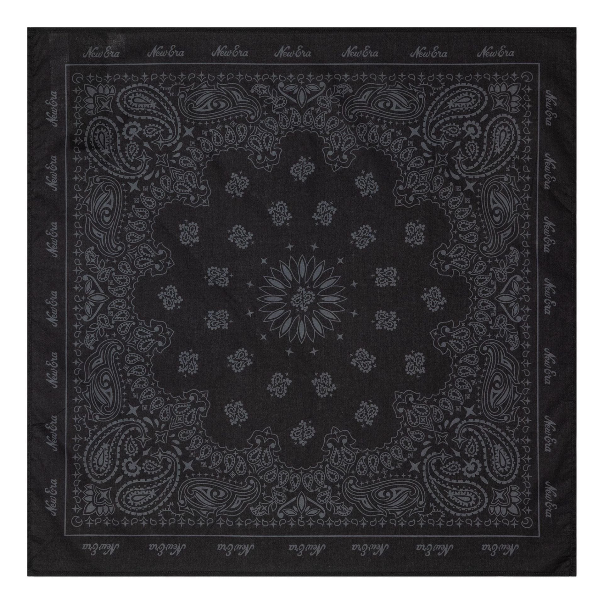 This is a New Era Paisley Black Bandana 1