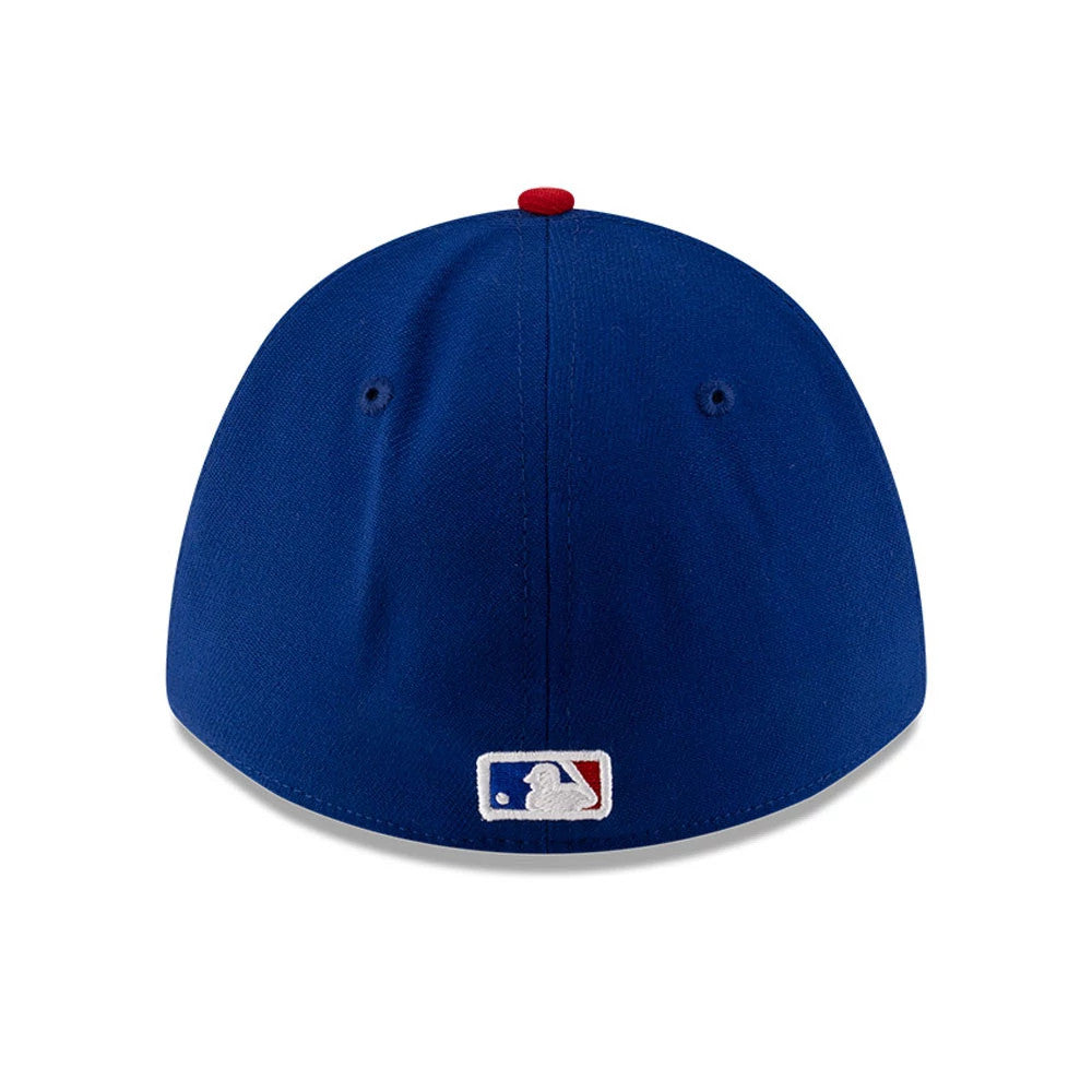 Pictured is this MLB Player Replica Chicago Cubs 39THIRTY M-Crown Stretch Fit cap in blue. 7