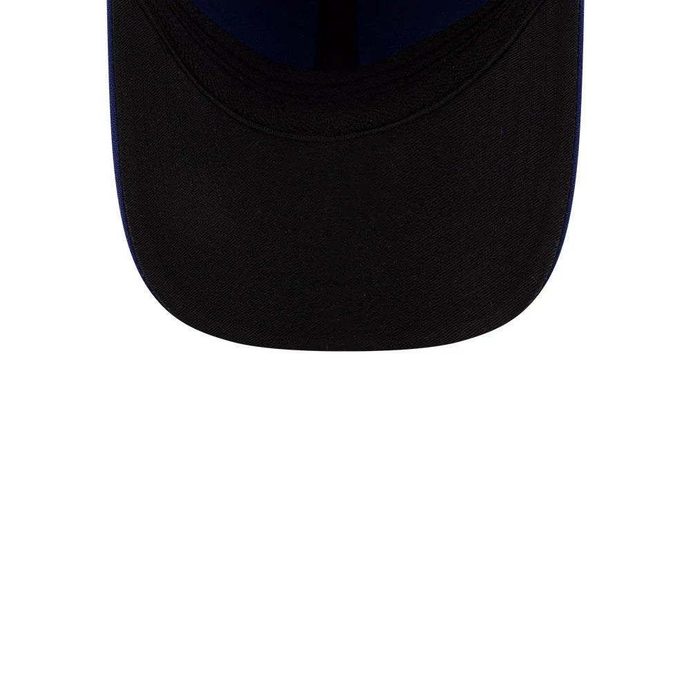 Pictured is this MLB Player Replica LA Dodgers 39THIRTY M-Crown Stretch Fit cap in dark blue. 2
