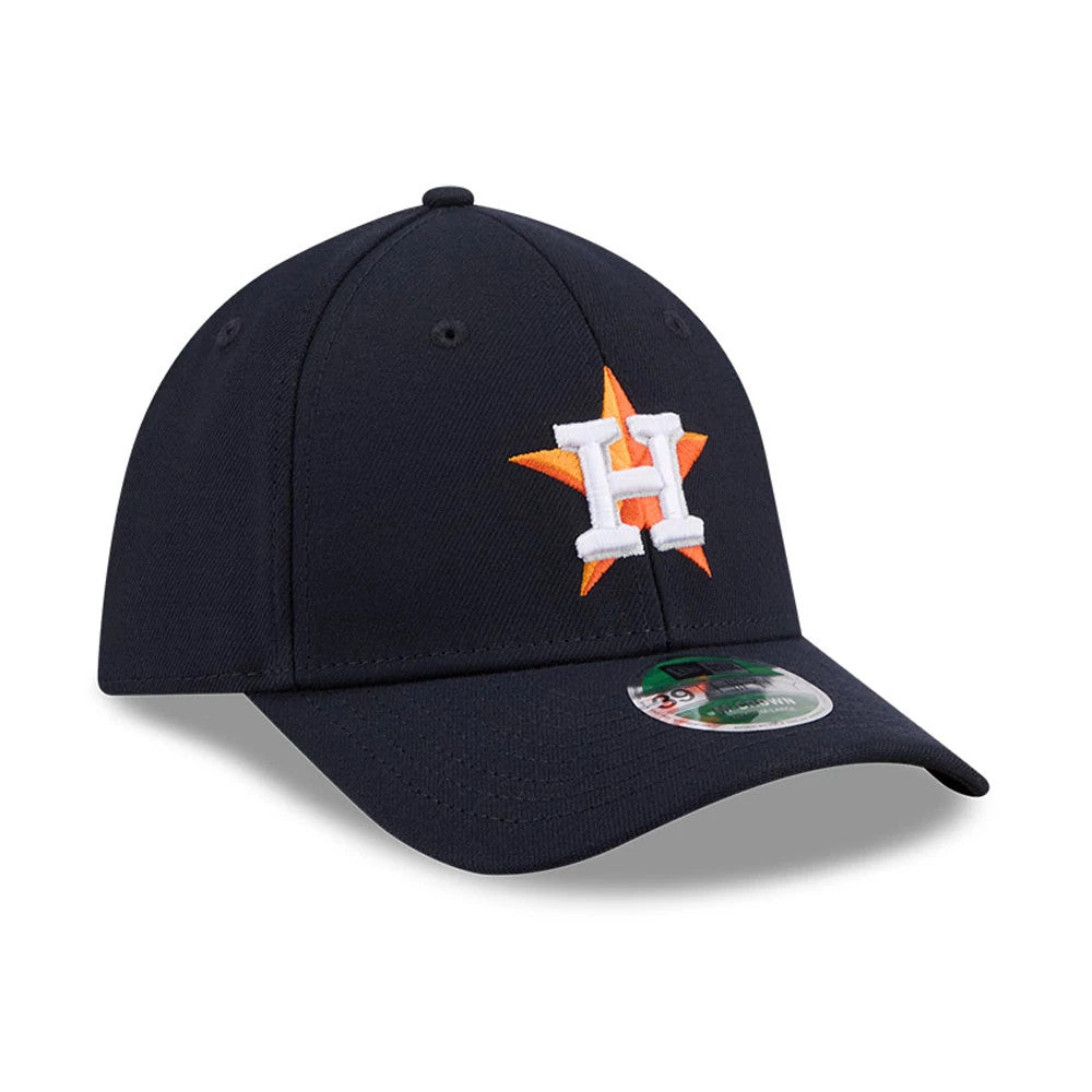 Pictured is this MLB Player Replica Houston Astros 39THIRTY M-Crown Stretch Fit cap in navy. 3