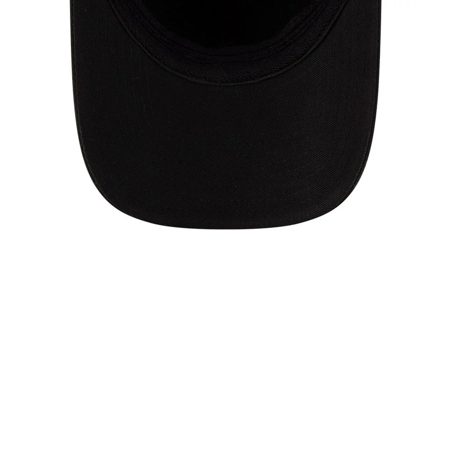 Rockies MLB Player Replica Black New Era 39THIRTY M-Crown Stretch Fit Cap, inside view showing the black sweatband around the crown and a matching black undervisor seamlessly integrated with the dark colouring.