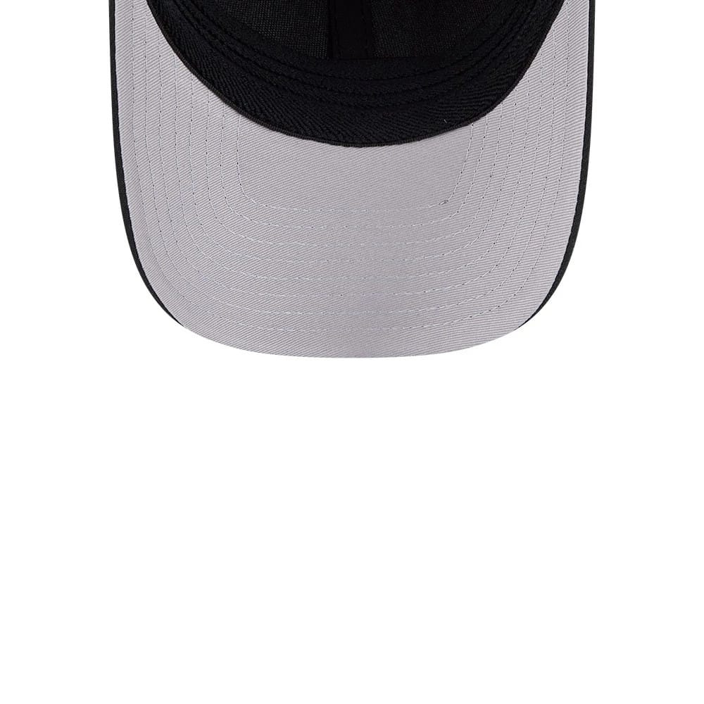 Pictured is this MLB Athletics 39THIRTY M-Crown Stretch Fit cap in black. 2