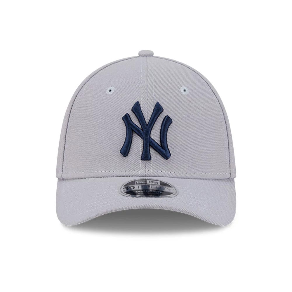 Pictured is this MLB New York Yankees 39THIRTY M-Crown Stretch Fit cap in grey. 2