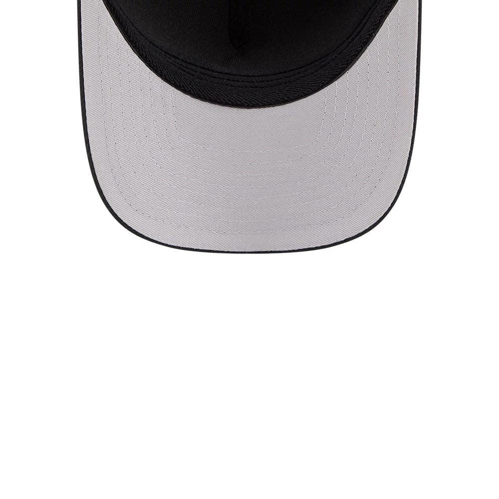 Pictured is this MLB Outline LA Dodgers 39THIRTY M-Crown A-Frame Stretch Fit cap in black. 7