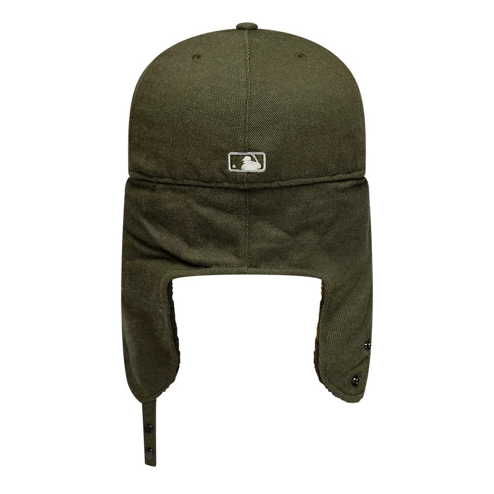 This is a New York Mets MLB Camo Open Green Retro Crown 59FIFTY Fitted Cap 9
