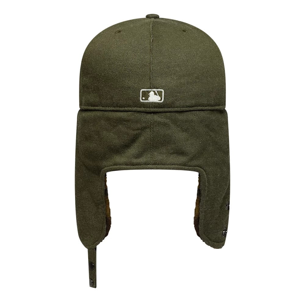 This is a Athletics MLB Camo Open Green Retro Crown 59FIFTY Fitted Cap 9