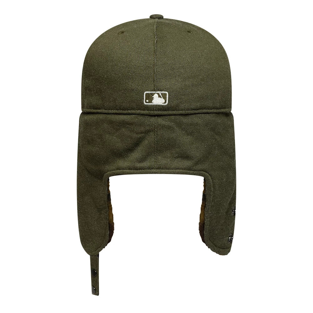 This is a Athletics MLB Camo Open Green Retro Crown 59FIFTY Fitted Cap 9