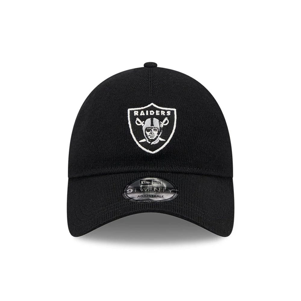 This is a Las Vegas Raiders NFL Merino Wool Black 9TWENTY Adjustable Cap 2