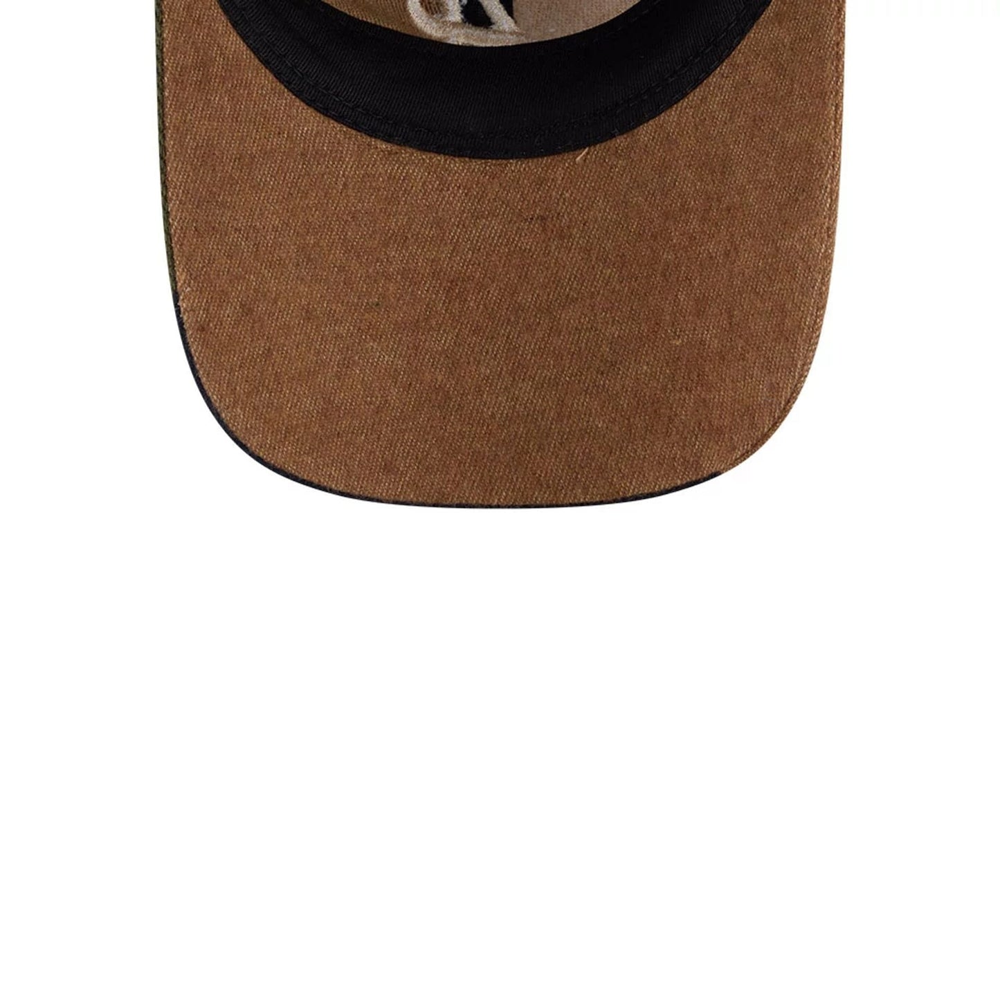 This is a Atlanta Braves MLB Patchwork Open Brown 9TWENTY Adjustable Cap 7