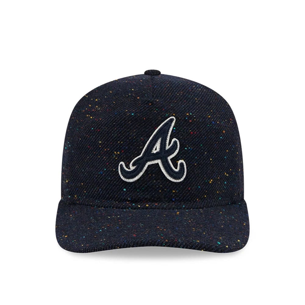 This is a Atlanta Braves MLB Speckled Wool Navy 19TWENTY Adjustable Cap 4