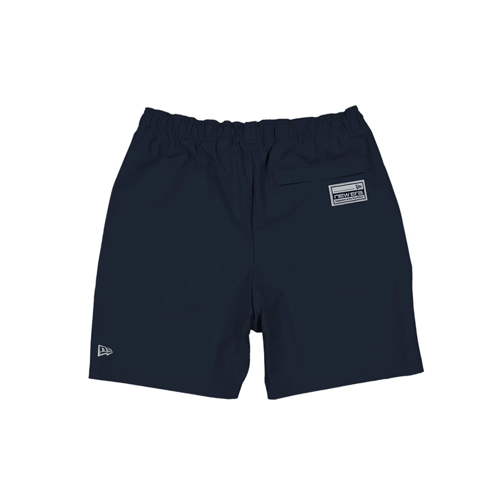 The model is wearing this MLB Match New York Yankees Oversized Shorts in navy. 2