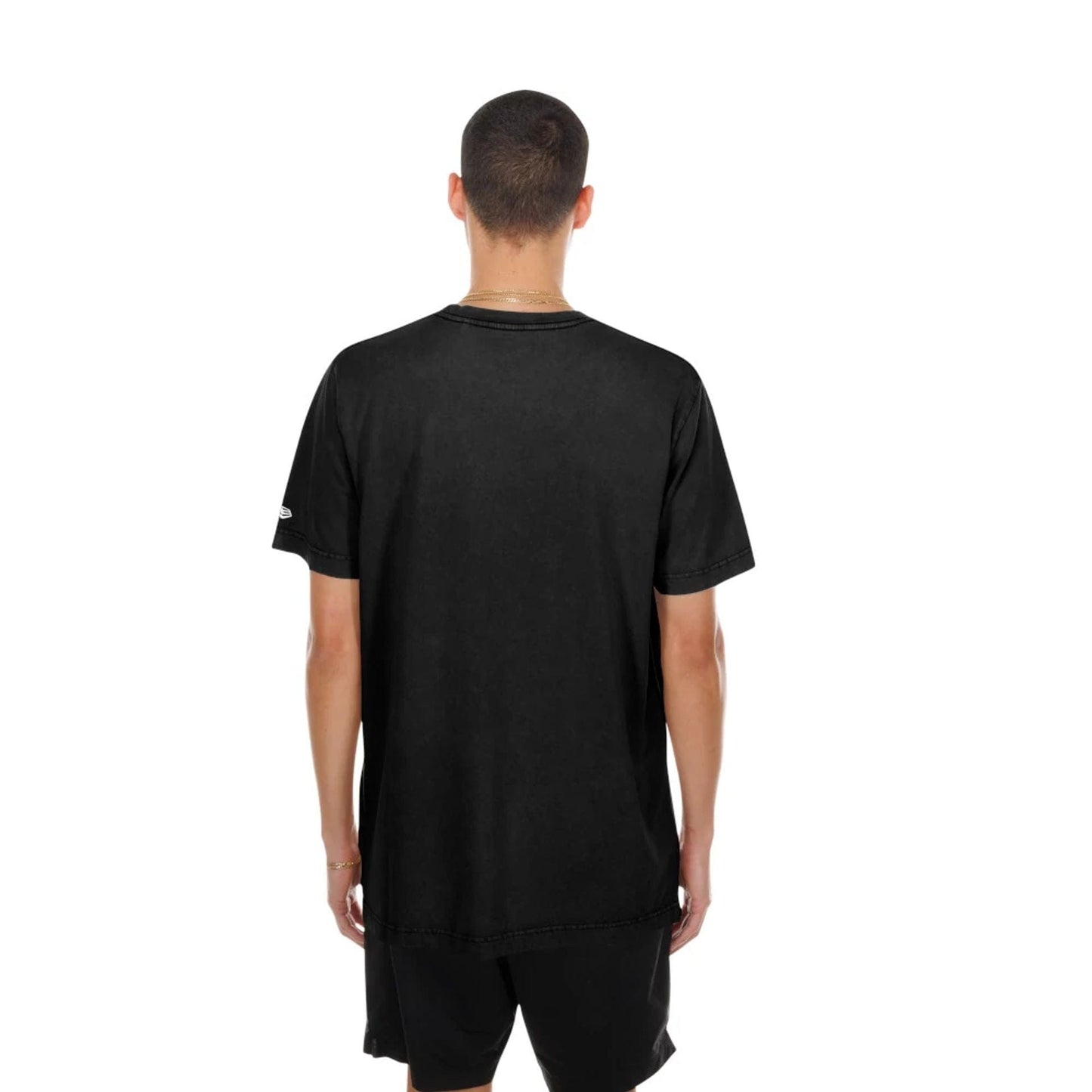 The model is wearing this NFL Sport Classic Las Vegas Raiders T-Shirt in black. 2