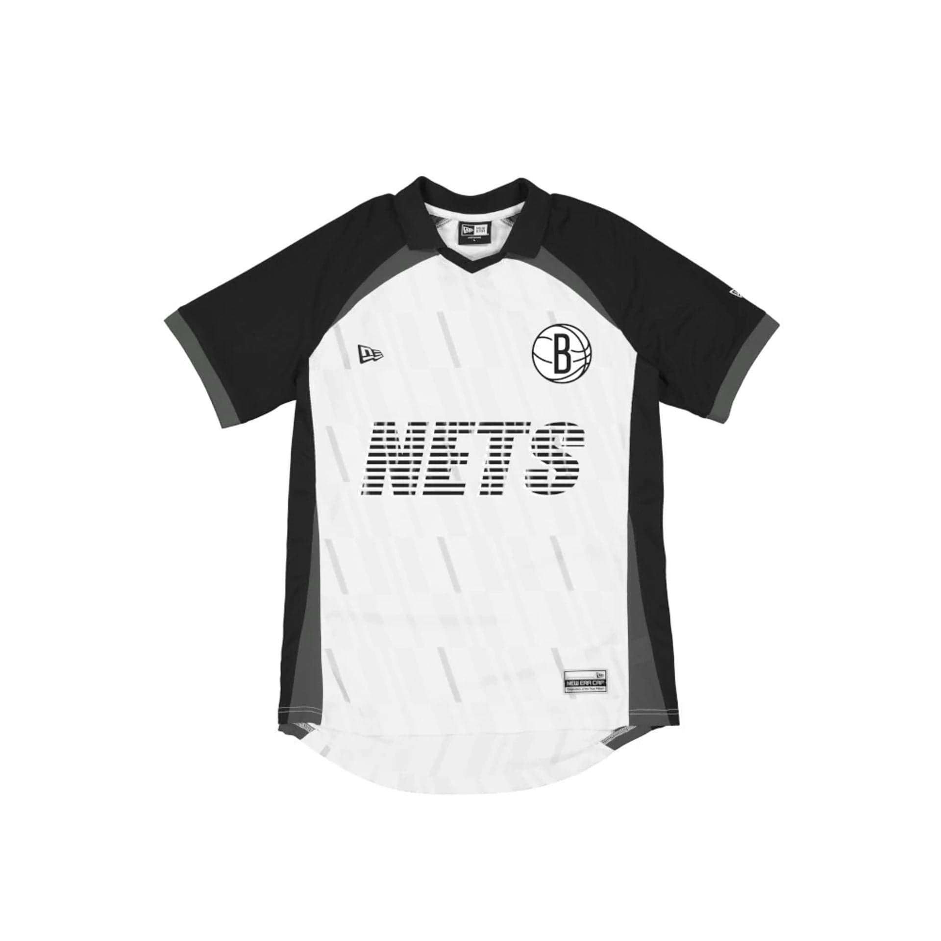 The model is wearing this NBA Match Brooklyn Nets T-Shirt in black. 1