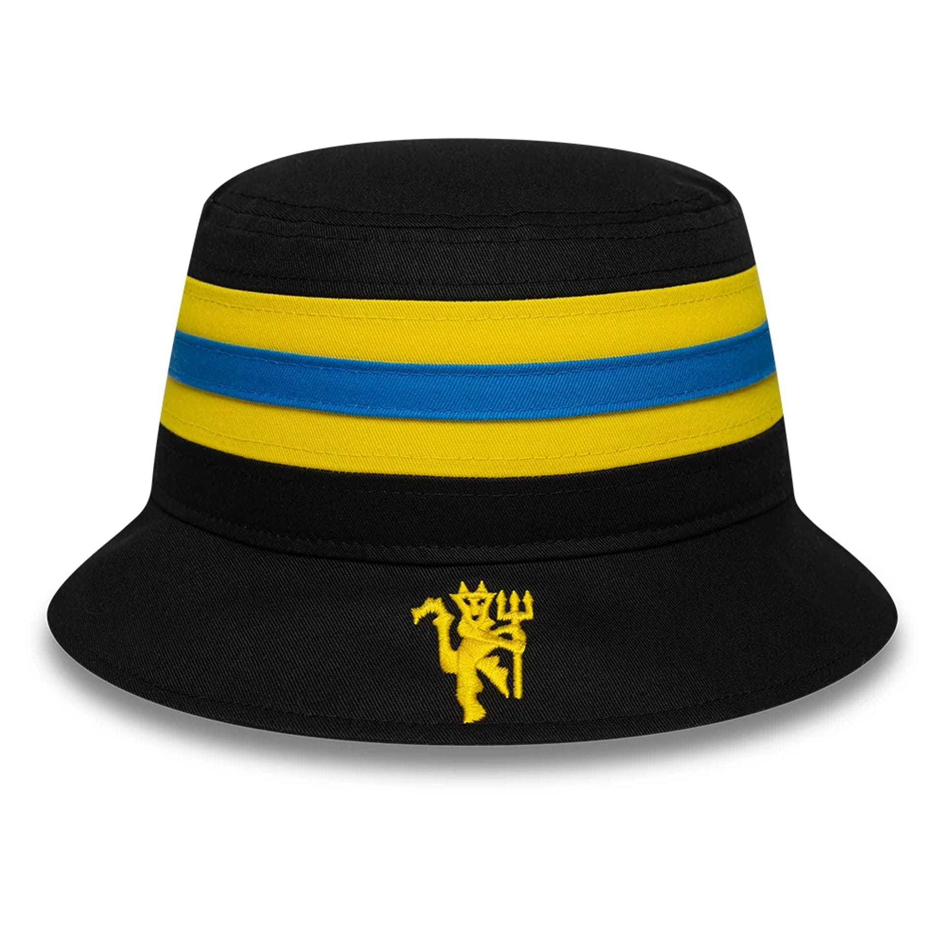This is a Manchester United FC Stripe Black Bucket Hat 2