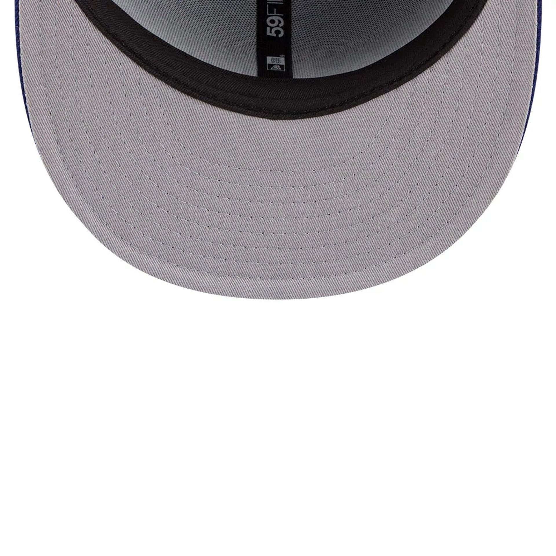 Pictured is this MLB Script LA Dodgers 59FIFTY Fitted cap in dark blue. 2