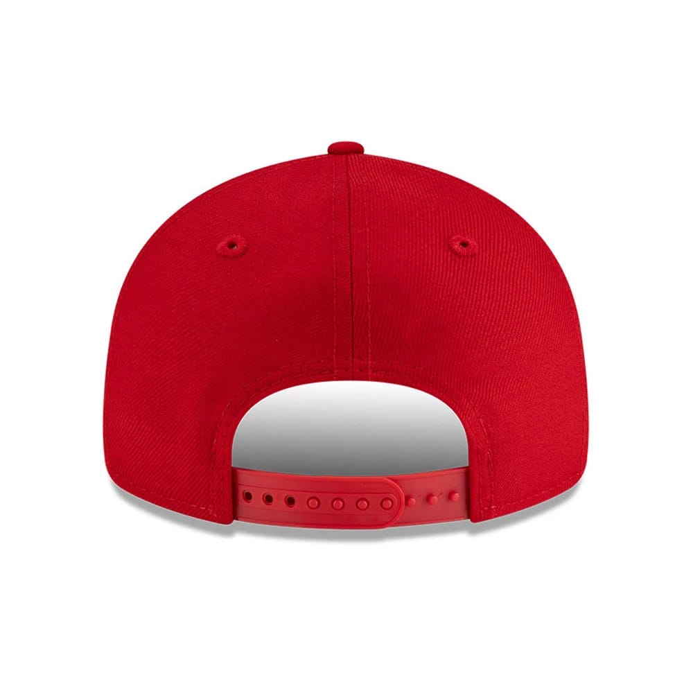 This is a Chicago Bulls FOG x NBA Red Retro Crown 9FIFTY Adjustable Cap 7