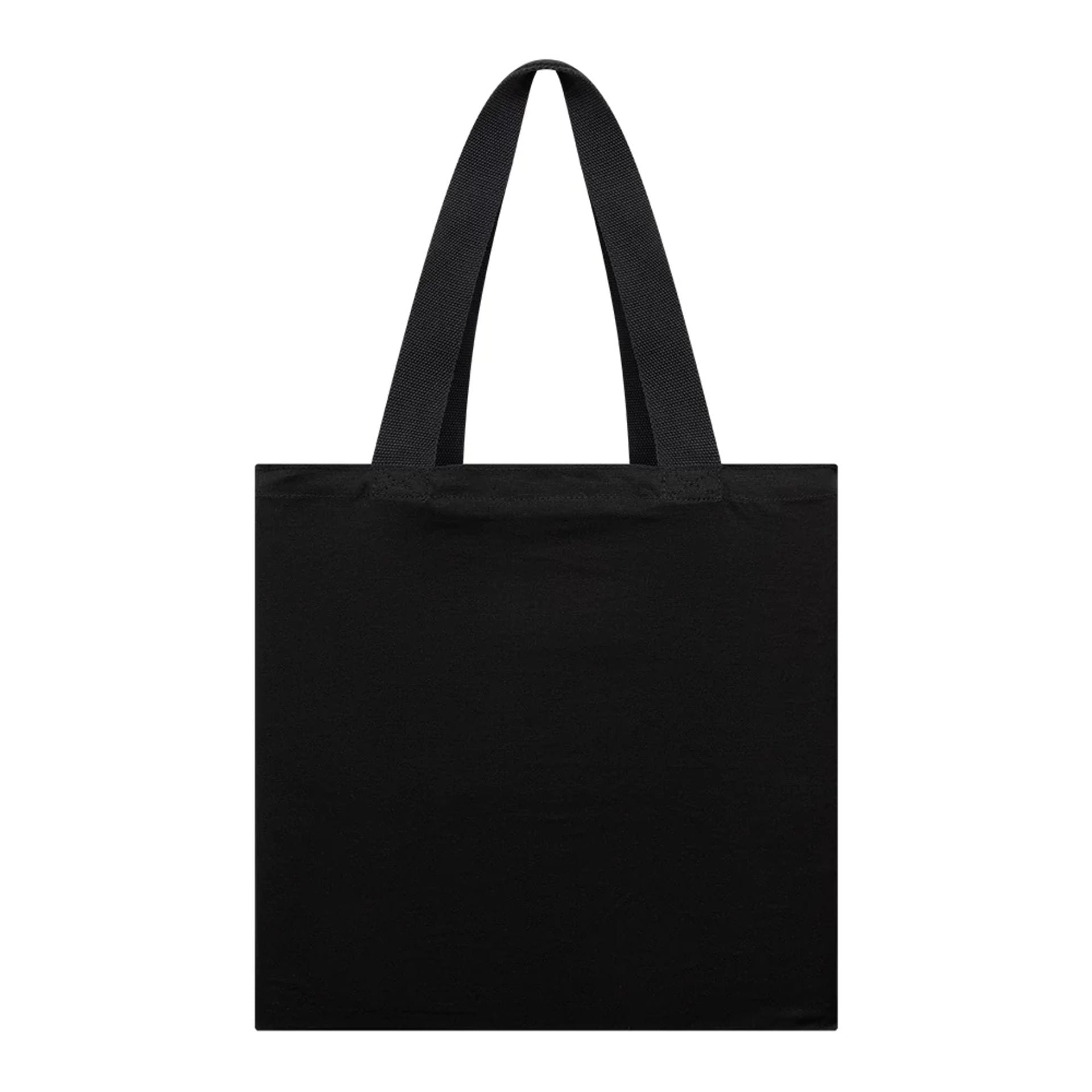 This is a Shield Logo NFL Madrid Game 2025 Black Tote Bag 2