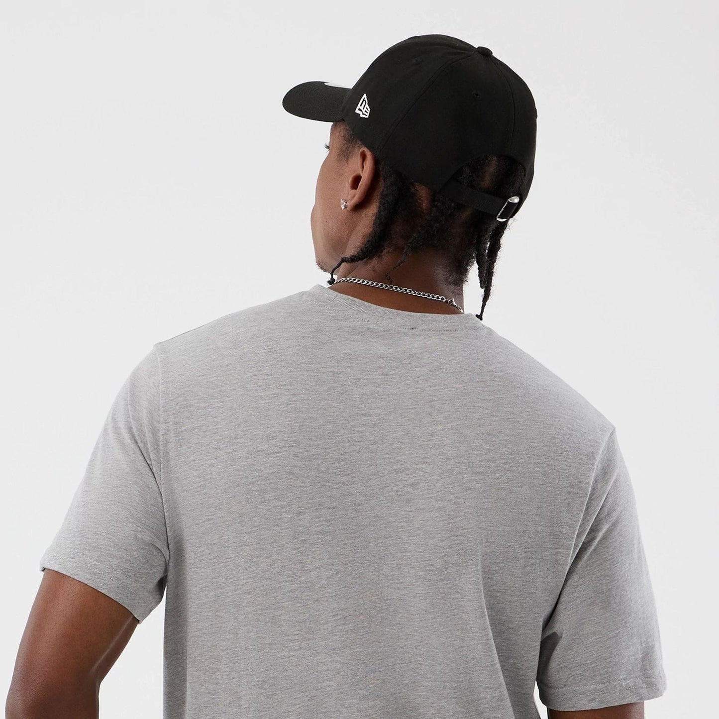 The Male model is wearing New York Yankees MLB Back To School Grey T-Shirt 7