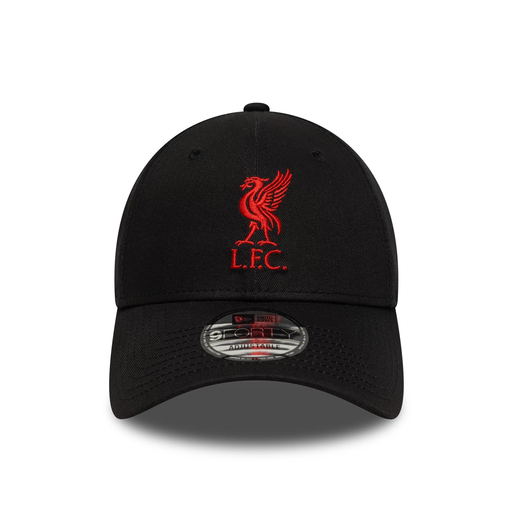 Pictured is this Core Liverpool FC 9FORTY cap in black & red. 2