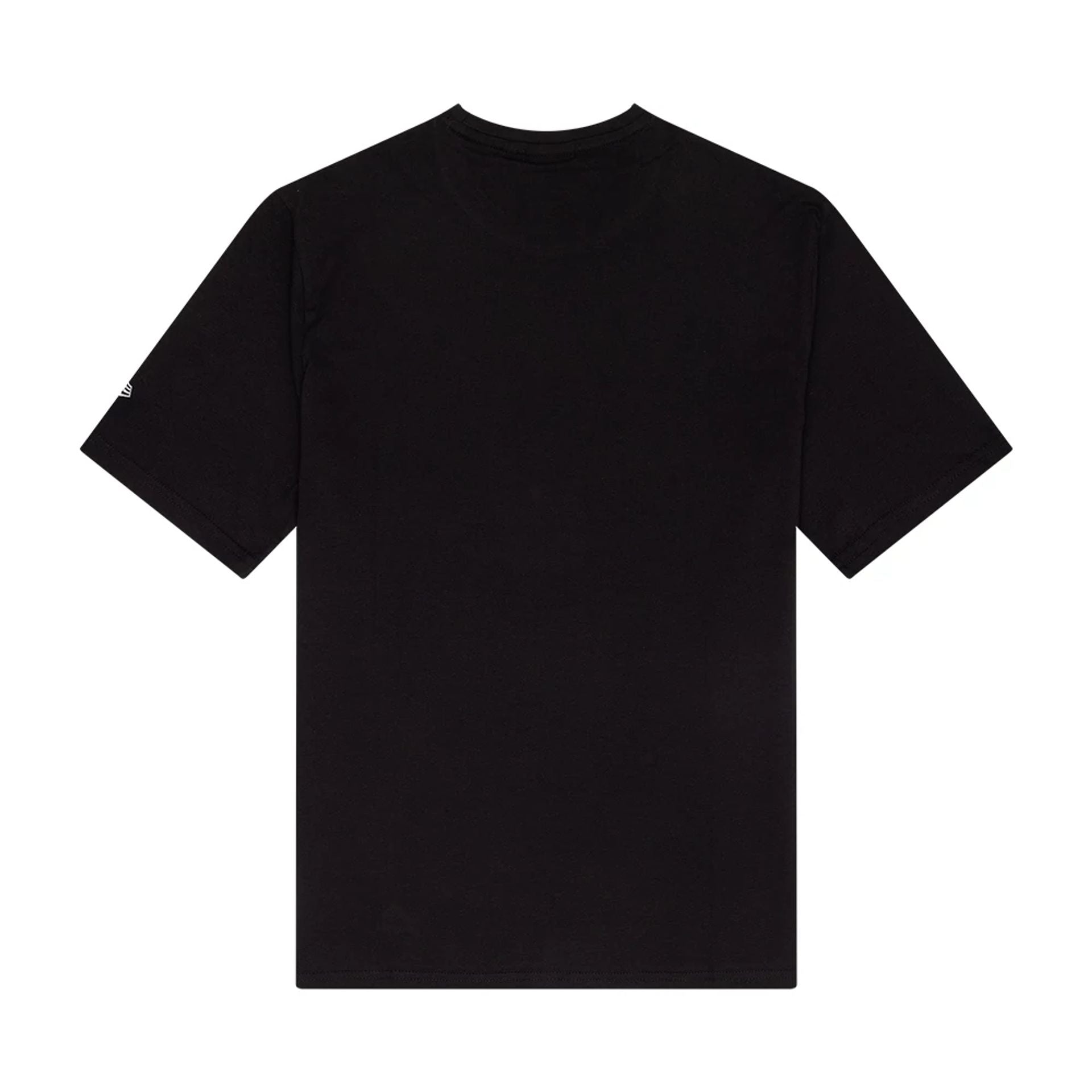 The Male model is wearing New Era Batter Up Graphic Black T-Shirt 2