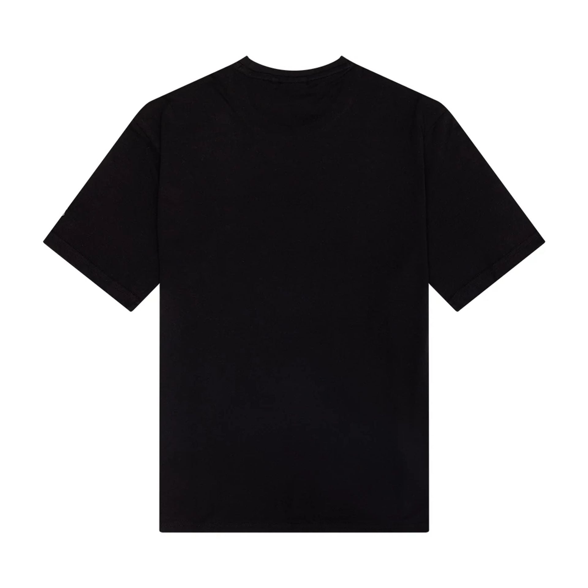 The Male model is wearing LA Lakers NBA Paint Graphic Black T-Shirt 2