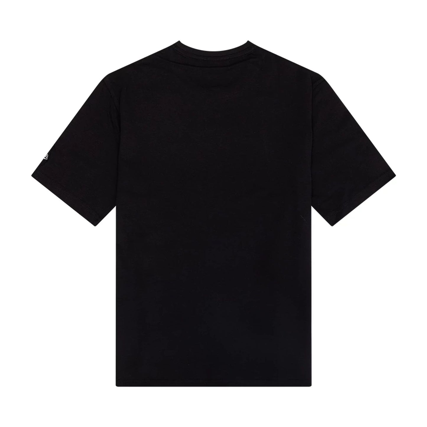 The Male model is wearing Chicago Bulls NBA Outline Graphic Black T-Shirt 2