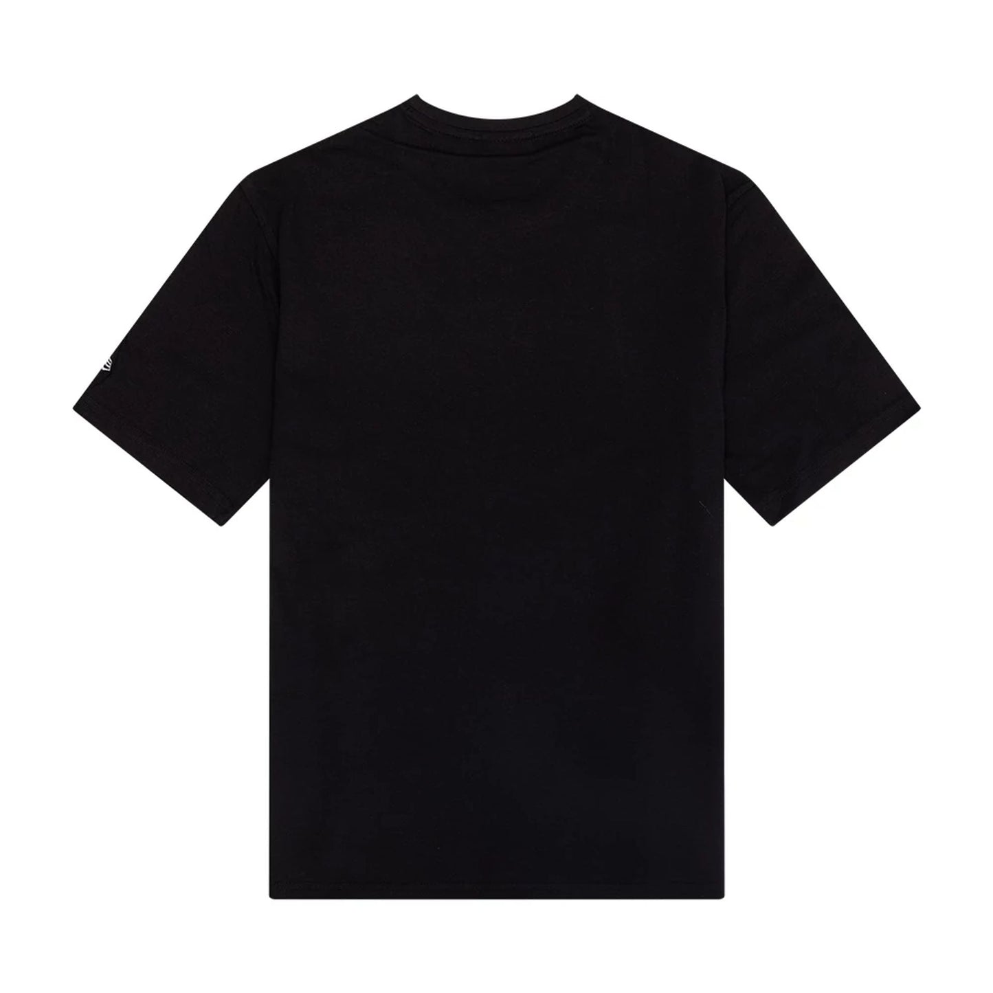 The Male model is wearing Chicago Bulls NBA Outline Graphic Black T-Shirt 2