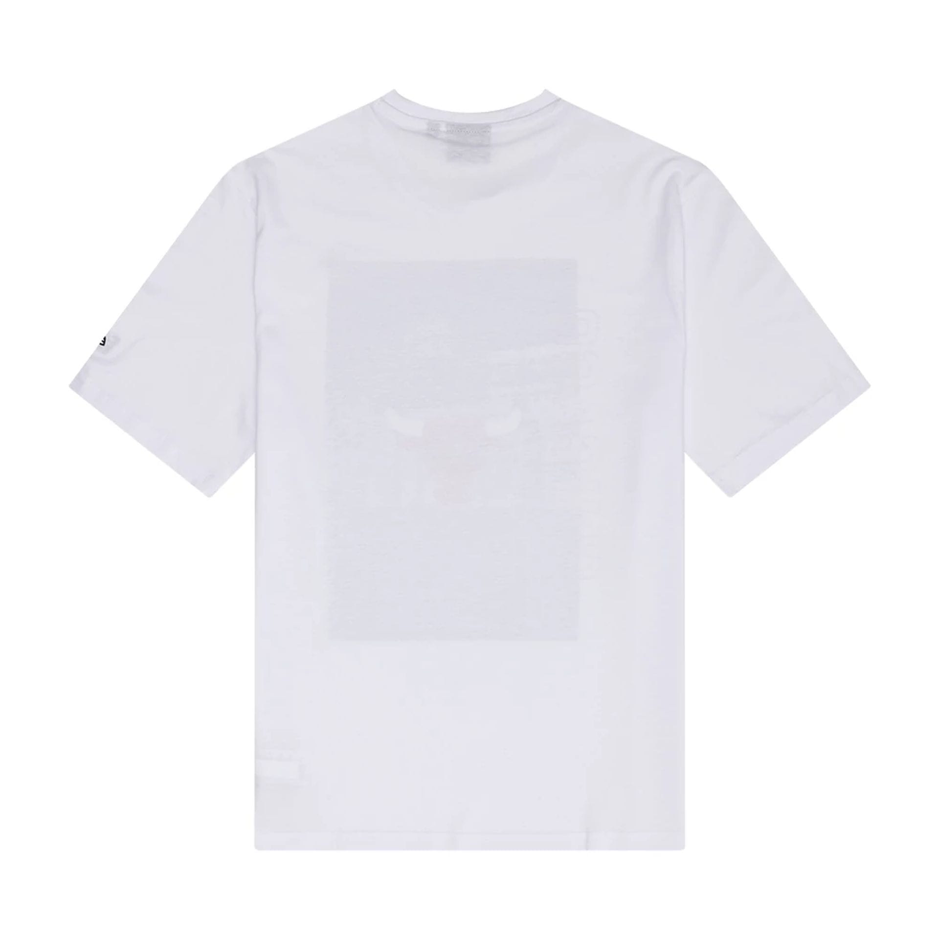 The Male model is wearing Chicago Bulls NBA Photographic White T-Shirt 2