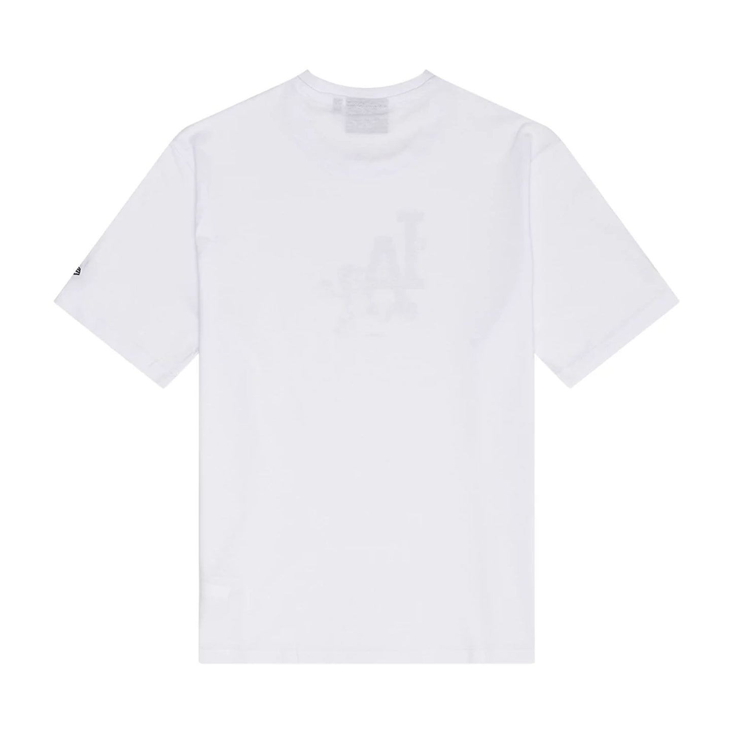 The Male model is wearing LA Dodgers MLB Food Graphic White T-Shirt 2