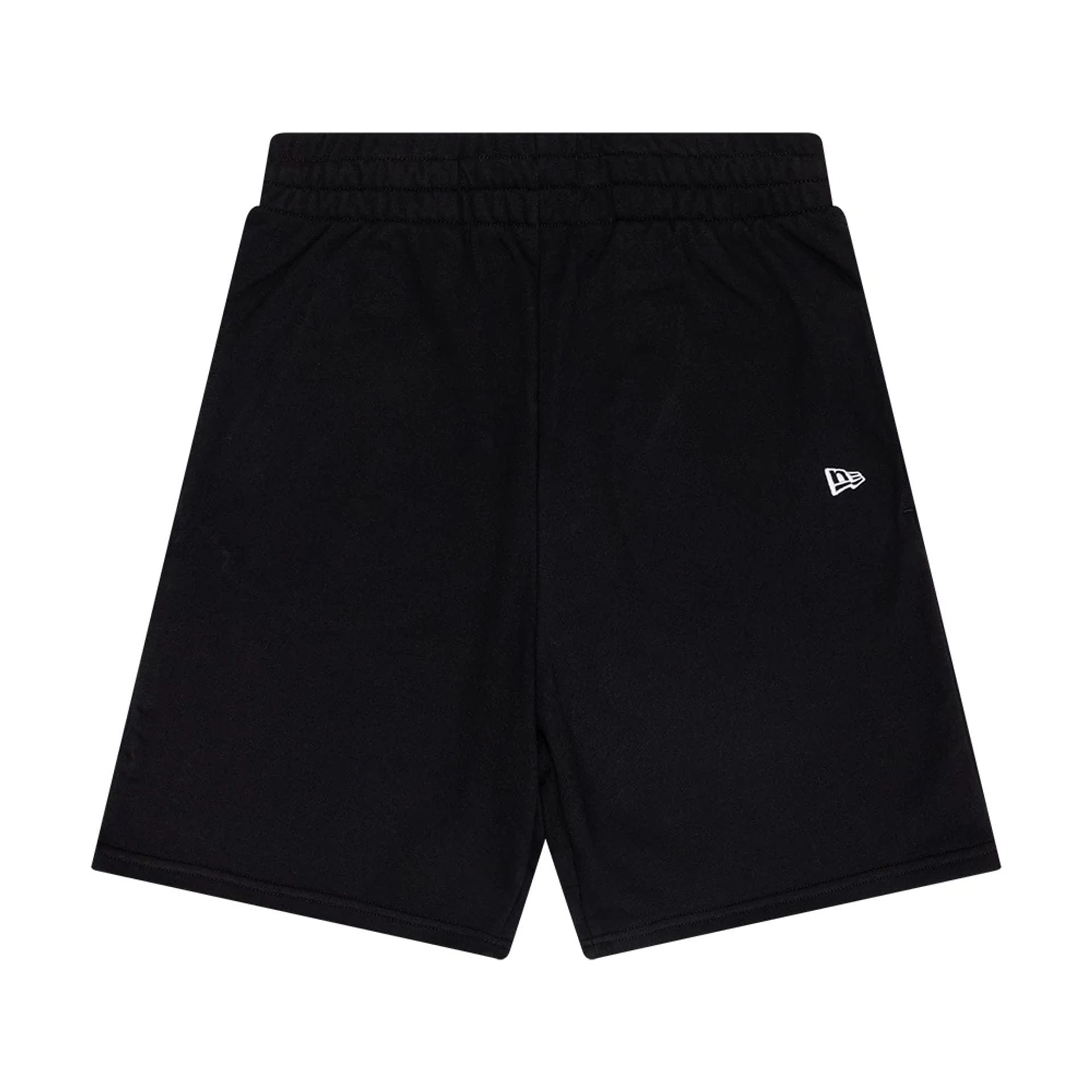 The Male model is wearing New Era Flag Black Shorts 1