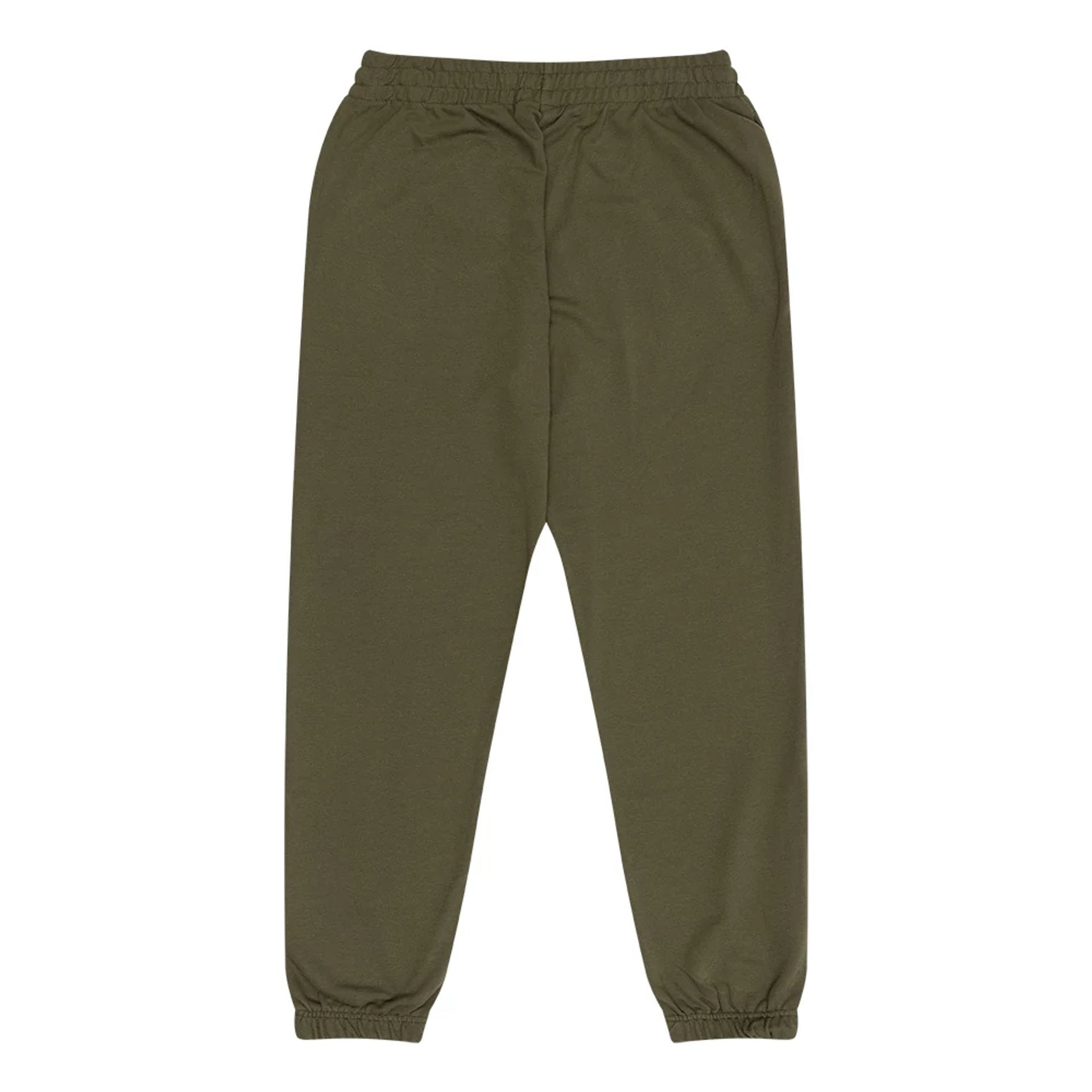 The Male model is wearing New Era Flag Green Joggers 2