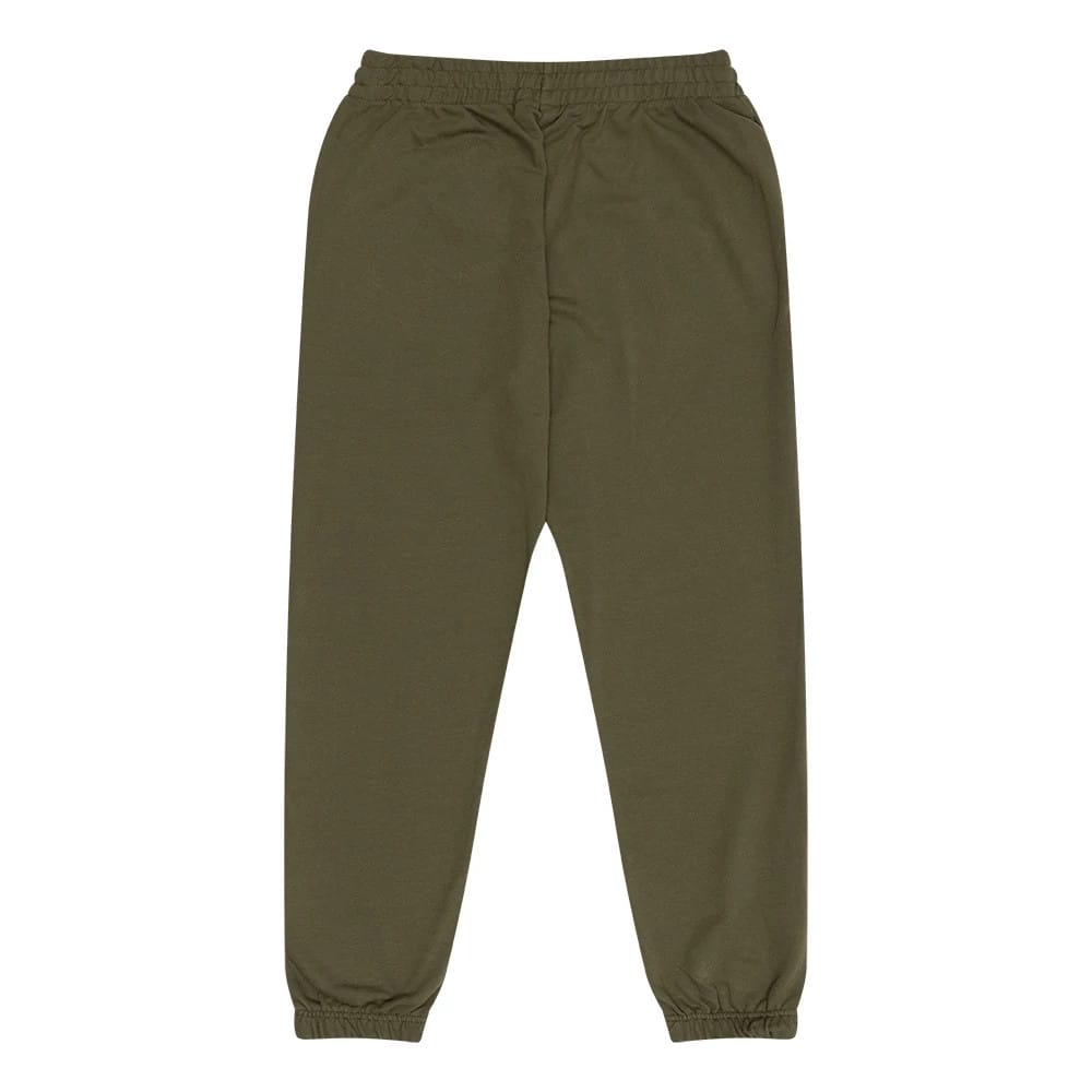 The Male model is wearing New Era Flag Green Joggers 2
