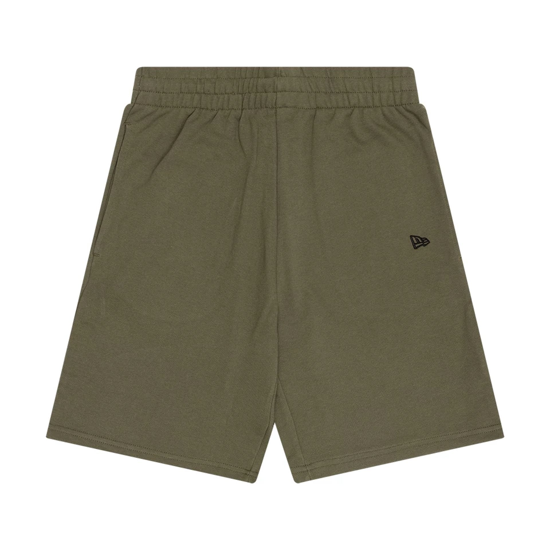 The Male model is wearing New Era Flag Green Shorts 2