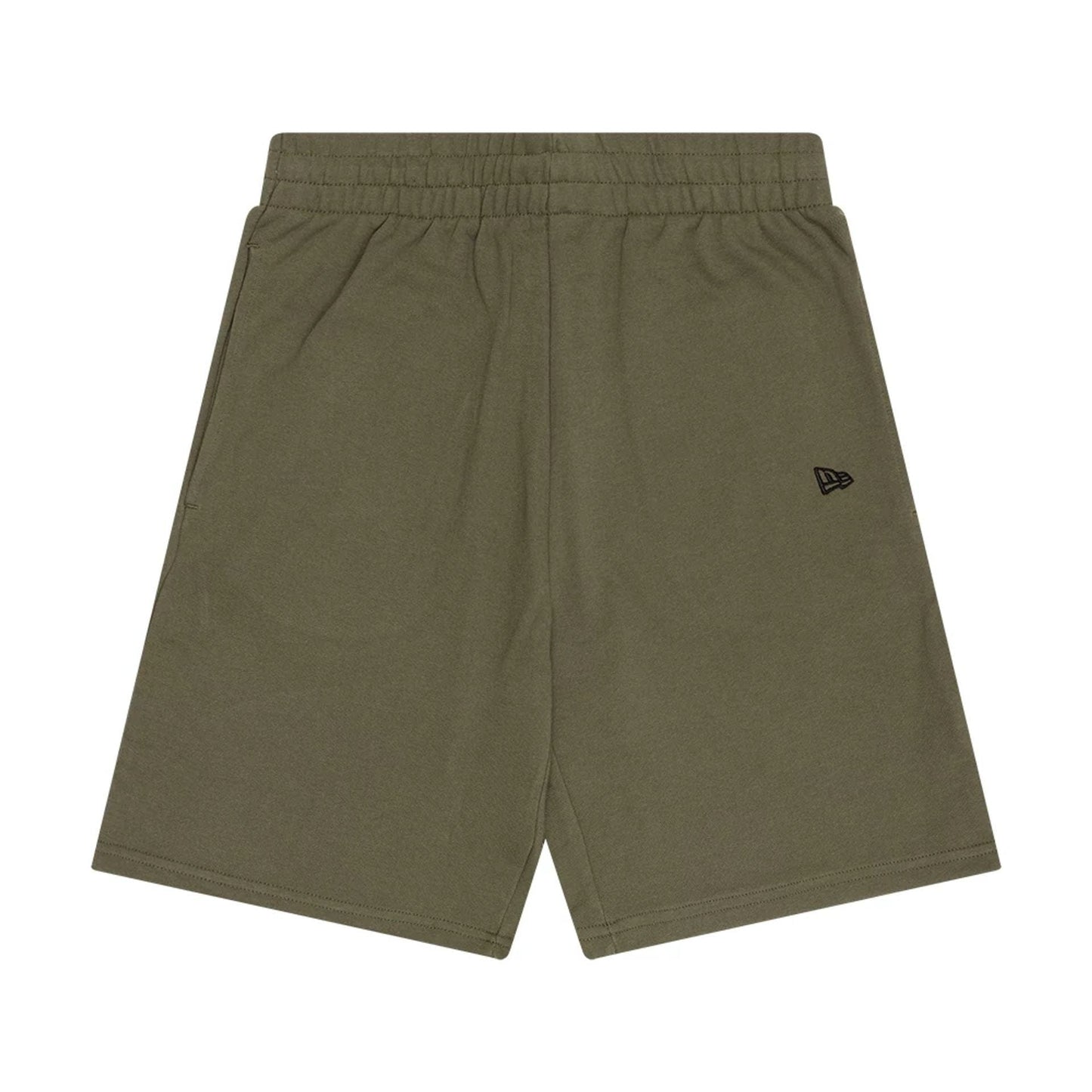 The Male model is wearing New Era Flag Green Shorts 2