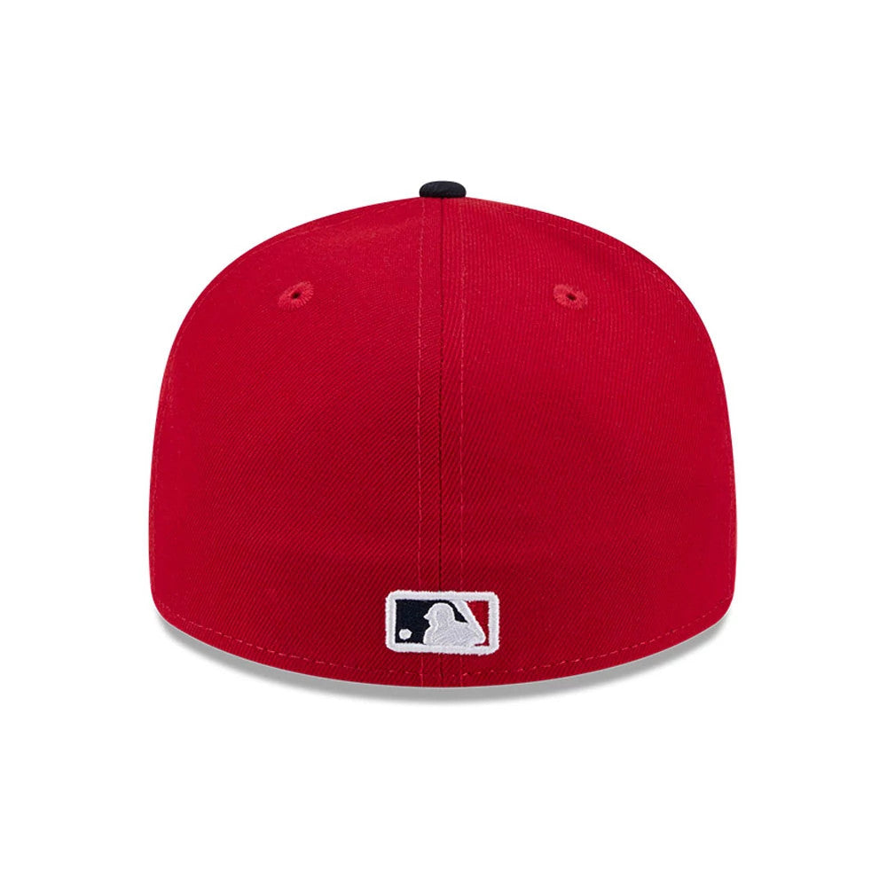 Pictured is this MLB Spring Training 2026 Boston Red Sox Low Profile 59FIFTY Fitted cap in red. 7