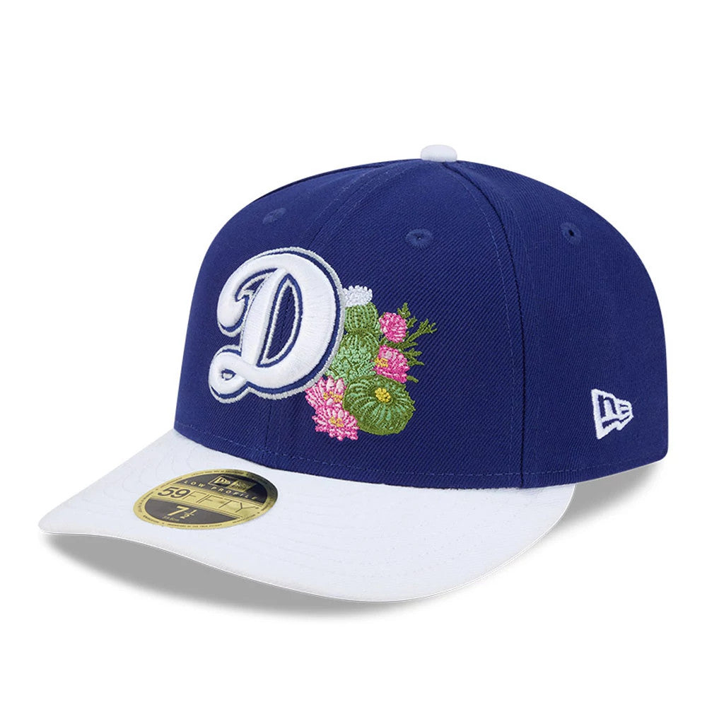 Pictured is this MLB Spring Training 2026 LA Dodgers Low Profile 59FIFTY Fitted cap in dark blue. 4