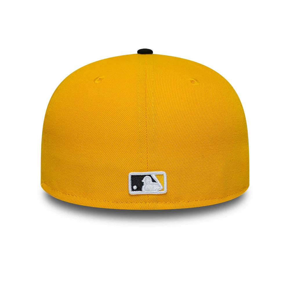Pictured is this MLB Spring Training 2026 Pittsburgh Pirates Low Profile 59FIFTY Fitted cap in yellow. 7
