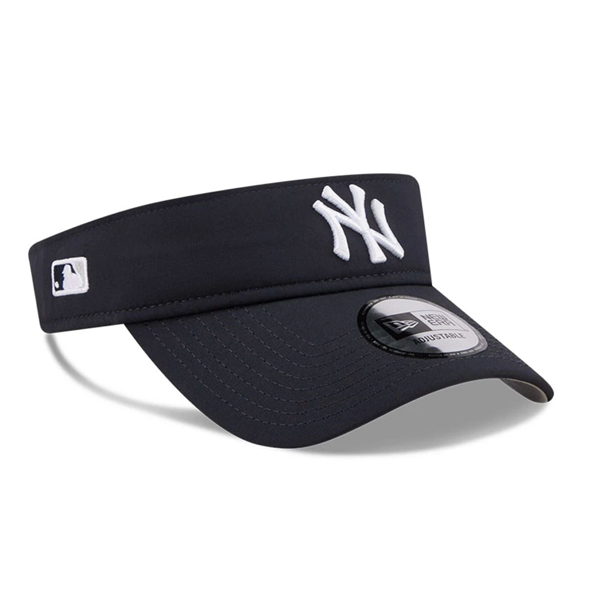 Pictured is this MLB Spring Training 2026 New York Yankees Visor cap in navy. 1