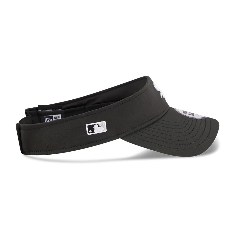 Pictured is this MLB Spring Training 2026 Chicago White Sox Visor cap in black. 7