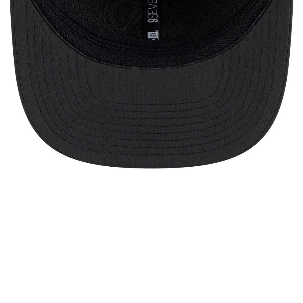 Pictured is this MiLB Clubhouse Fresno Grizzlies 9SEVENTY Stretch Snap cap in black. 7