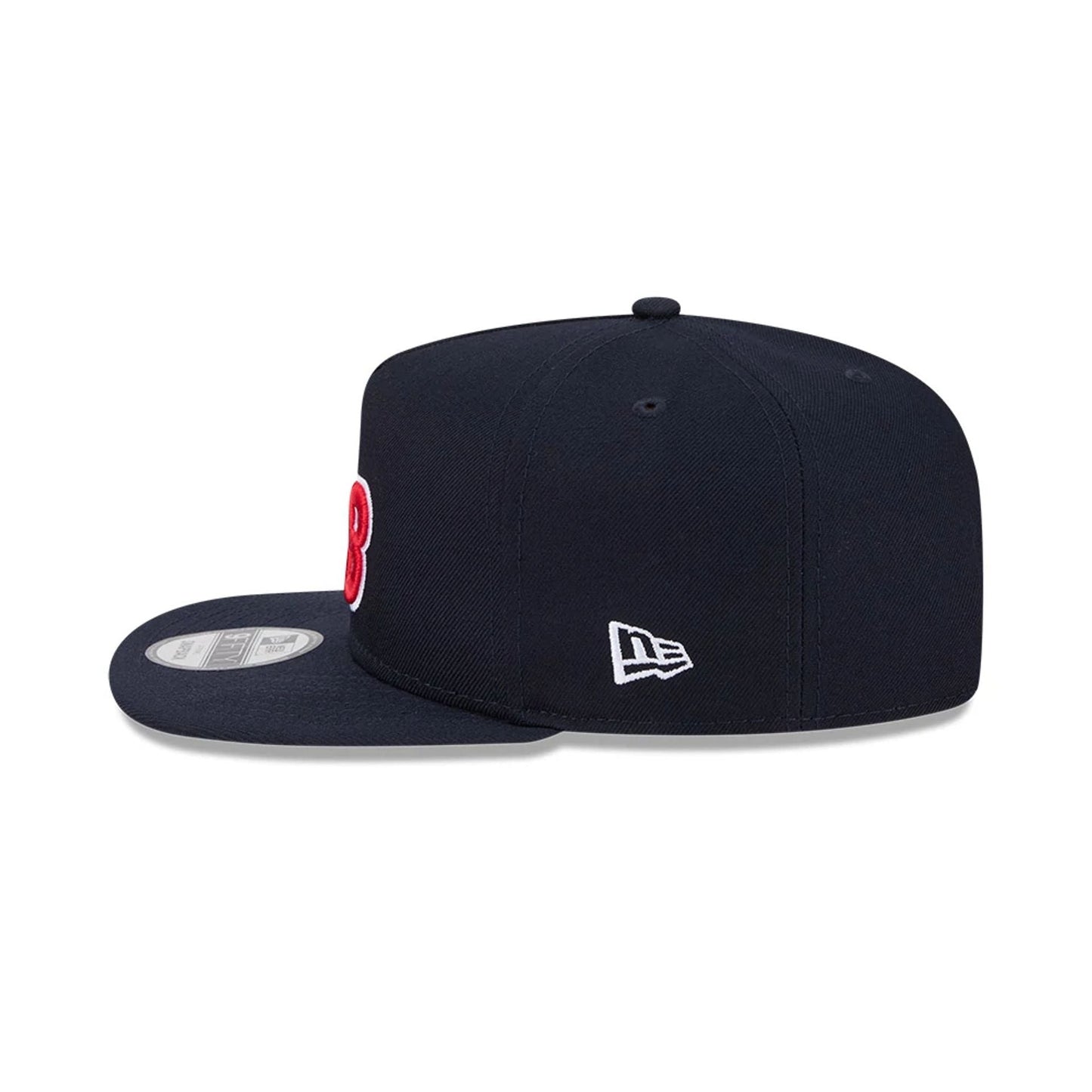 Pictured is this MLB World Baseball Classic 2026 Great Britain 9FIFTY A-Frame Snapback cap in navy. 7