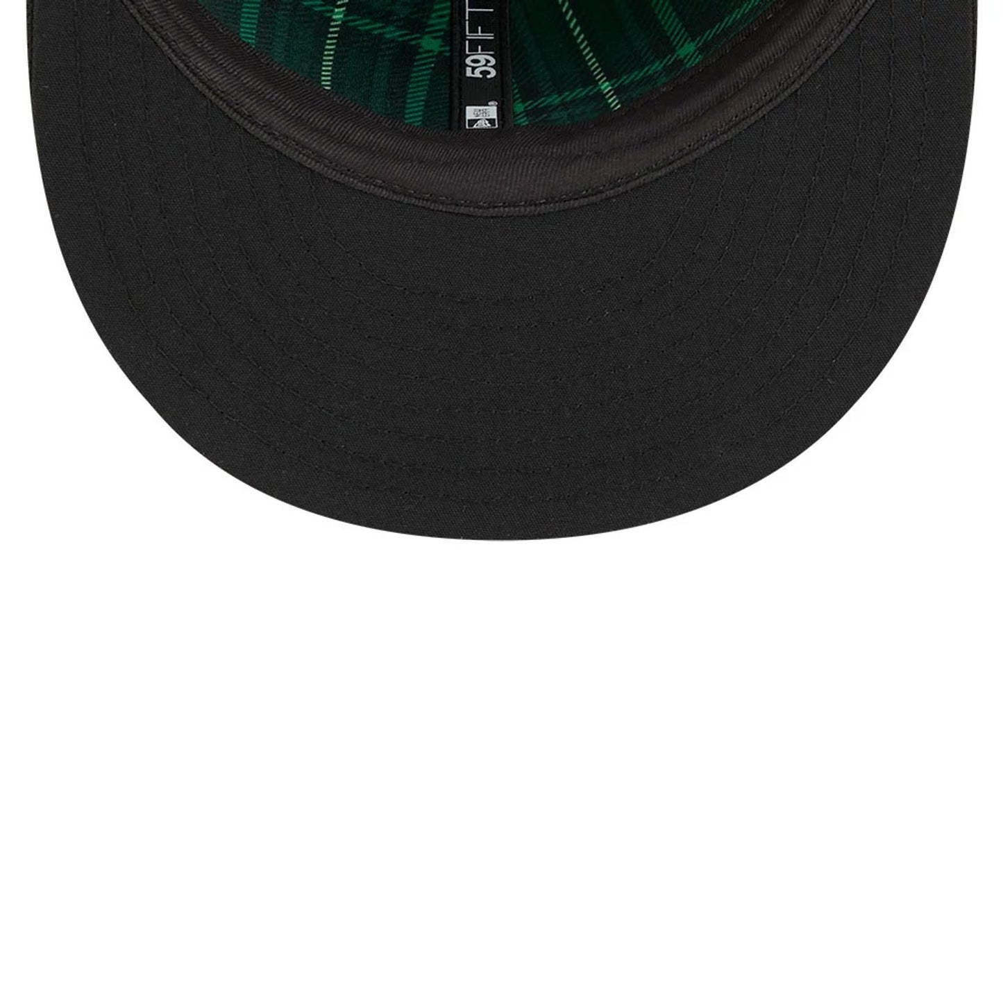Pictured is this MLB Saint Patrick's Day Detroit Tigers 59FIFTY Fitted cap in black. 7
