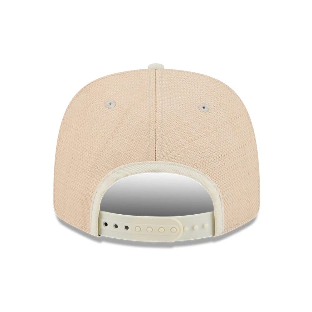 Pictured is this MLB Wicker LA Dodgers 9SEVENTY Stretch Snap cap in Cream. 7
