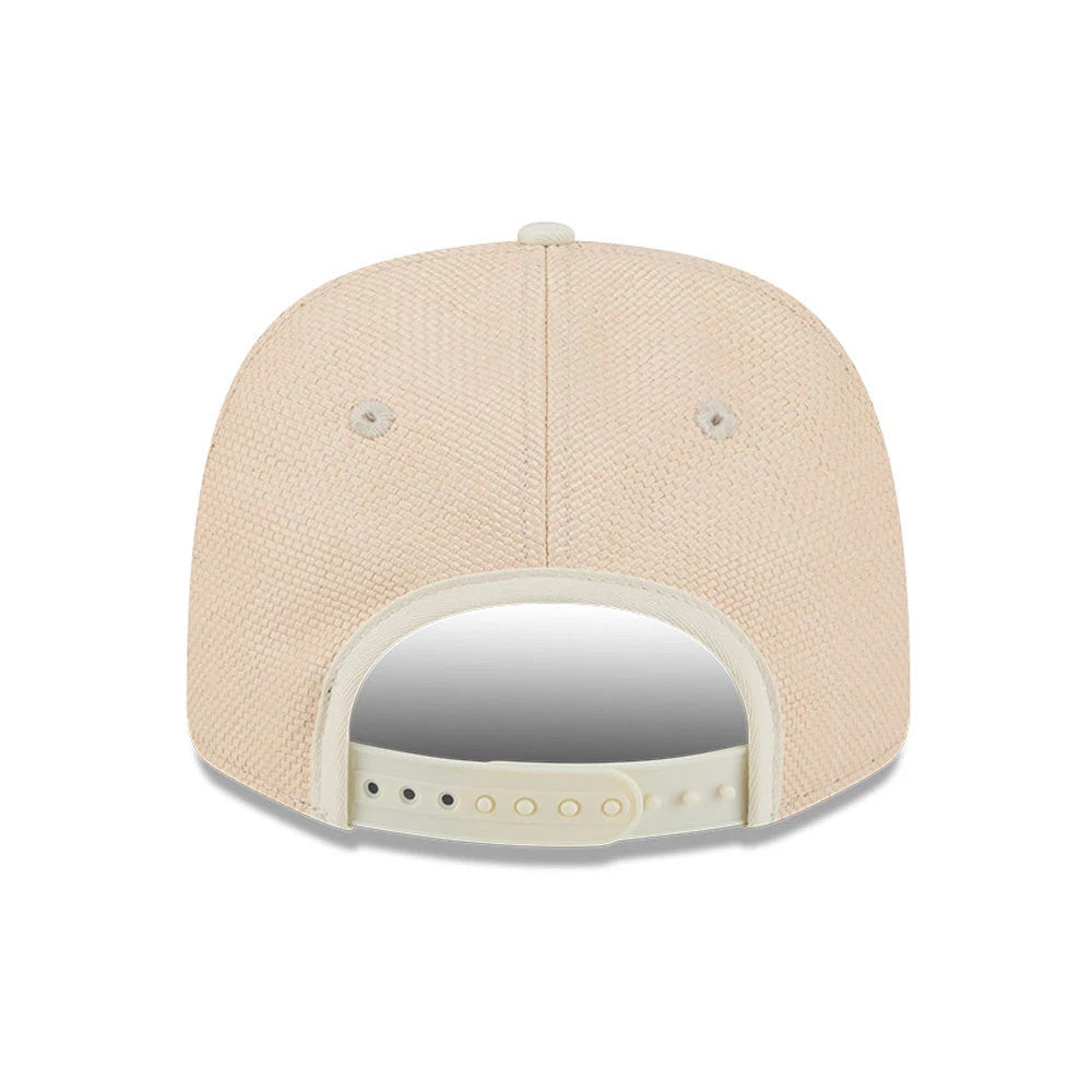 Pictured is this MLB Wicker New York Yankees 9SEVENTY Stretch Snap cap in Cream. 7