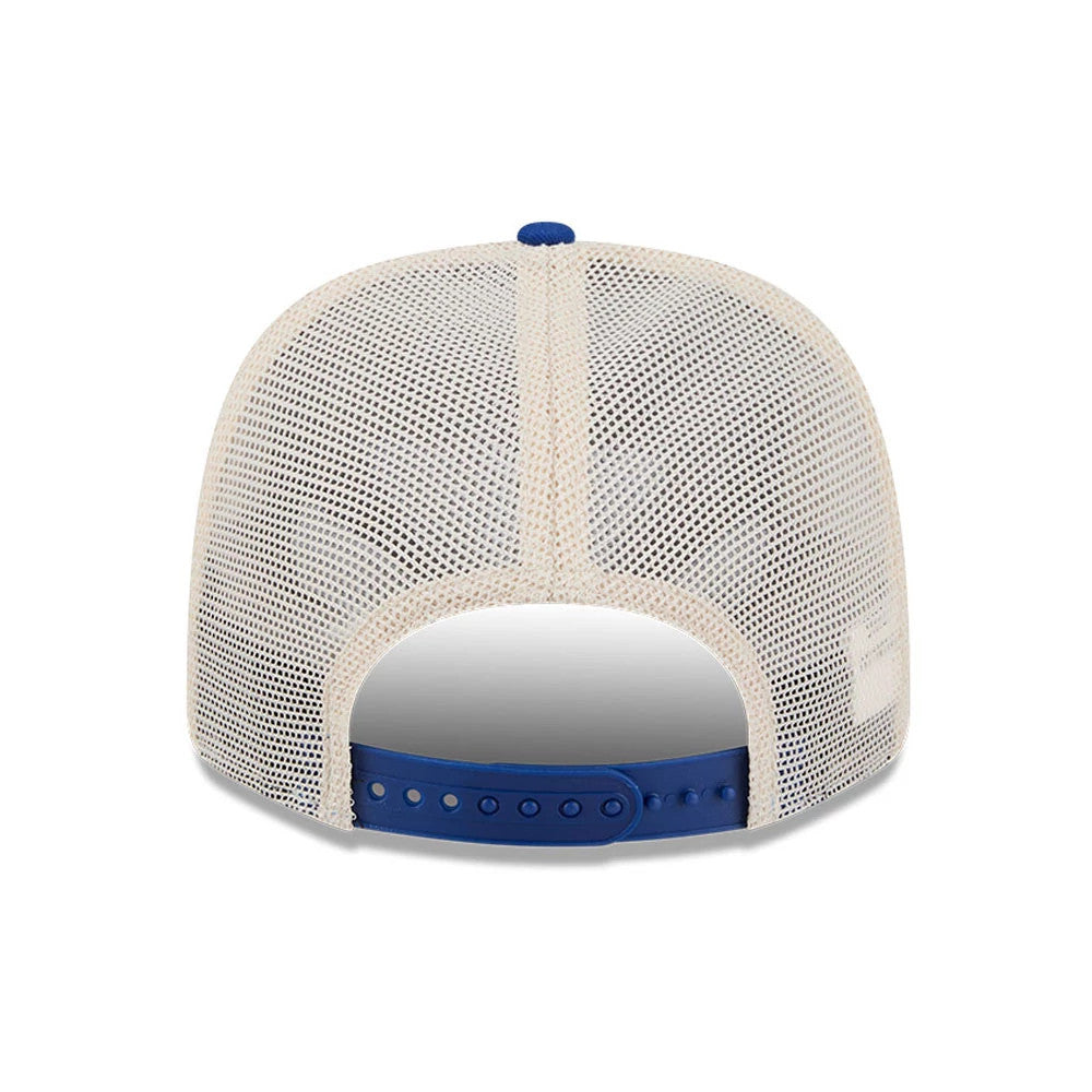 Pictured is this MLB Patch Kansas City Royals 9SEVENTY Stretch Snap cap in blue. 7