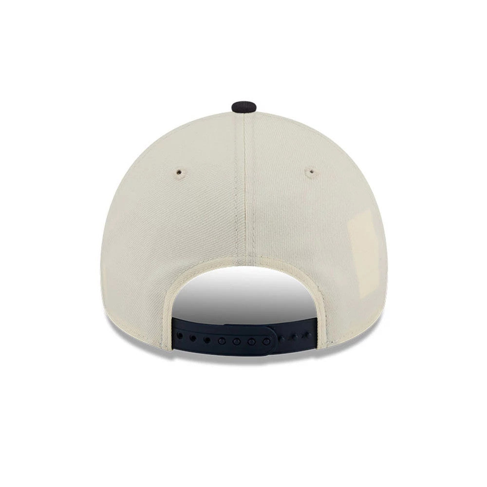 Pictured is this MLB Rope New York Yankees 9FORTY A-Frame cap in Cream. 7