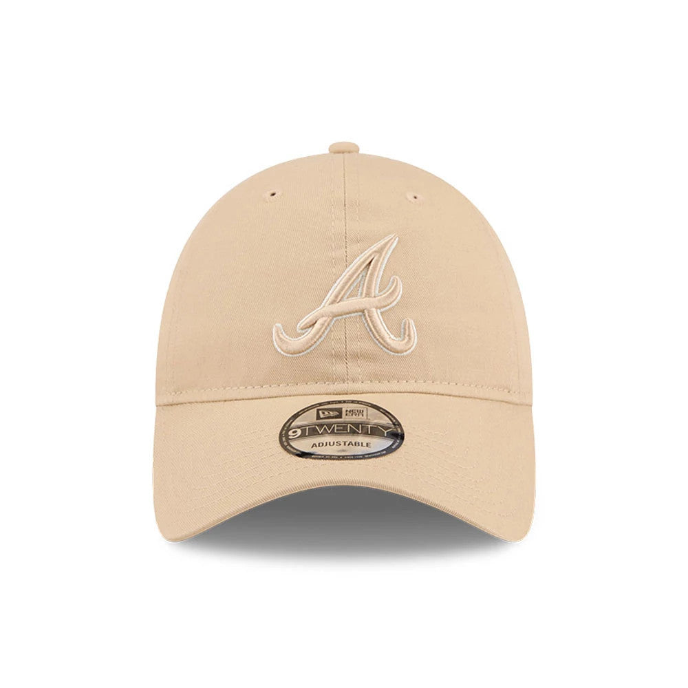 Pictured is this MLB Colours Atlanta Braves 9TWENTY cap in light beige. 2